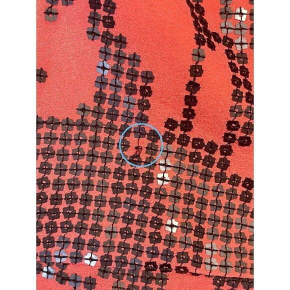 TIBI NEW YORK Salmon Pink Silk Black Sequins Strapless Mini Dress Women’s Size 8 - Picture 7 of 11